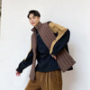 Concave shaped cotton vest for autumn and winter paired with fashionable cotton clothes versatile and simple for men
